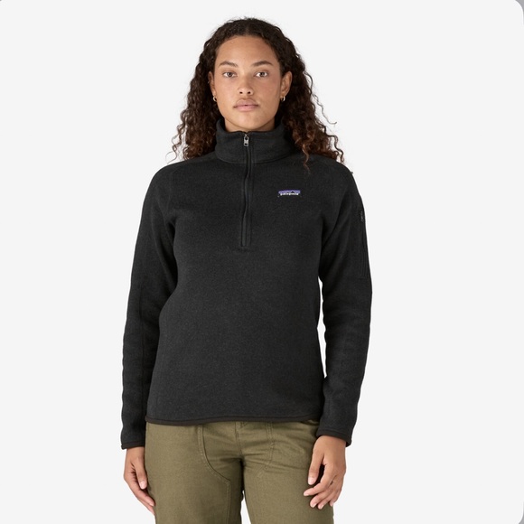 Patagonia Sweaters - Patagonia Better Sweater 1/4-Zip Women's in Black